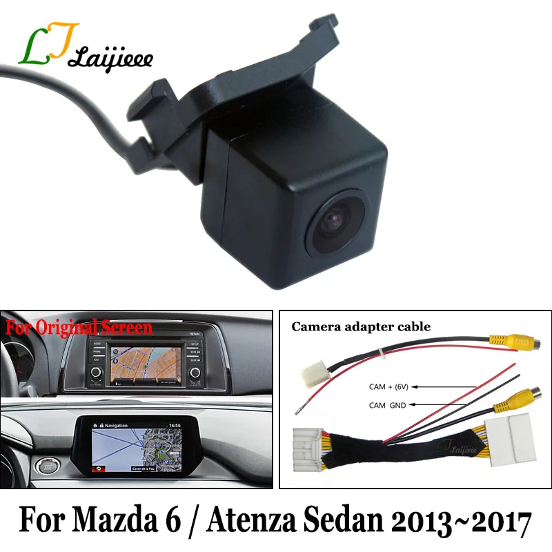 Для Mazda 6 Atenza Mazda6 Sedan 2013 ~ 2017 HD Автомобильная задняя резервная камера заднего вида и