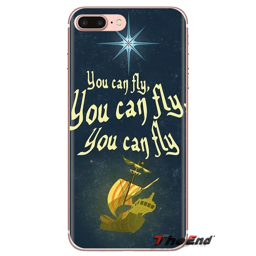 Take me to neverland Peter Pan Phone Cover For Samsung Galaxy S2 S3 S4 S5 MINI S6 S7 edge S8 S9 Plus Note 2 3 4 5 8 Coque Fundas |