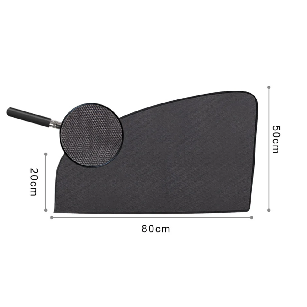 

Portable Black Magnetic Car Sun Shade UV Protection Window Curtain Adjustable