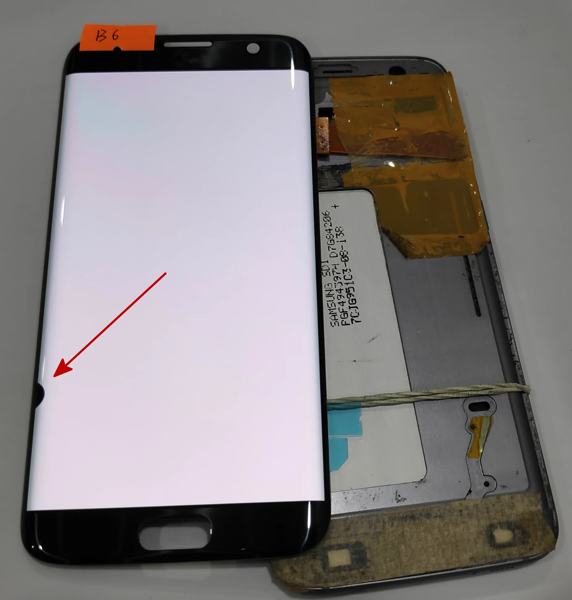 For Samsung Galaxy S7 edge G935F G935A G935FD Defect lcd display with touch screen Digitizer black |