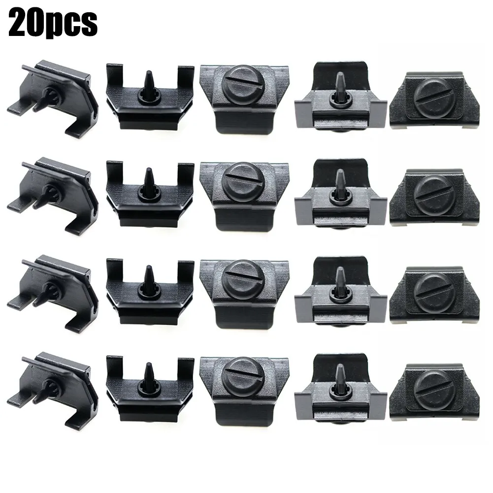 

20 Pcs Front Fender Liner Clips Bumper Cover Parts Plastic Replacement