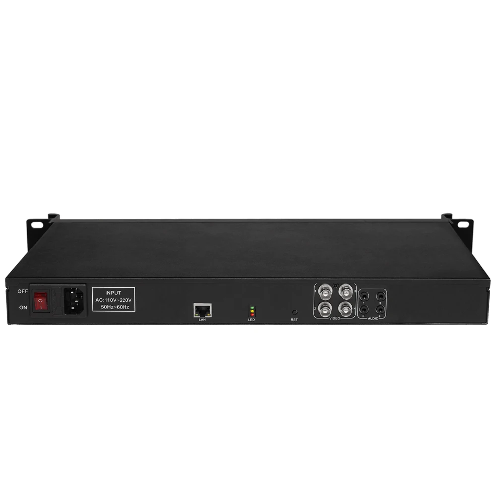 Кодировщик видео IPTV кодер MPEG-4 HWCODEC 4 Canales CVBS RTSP RTMP ONVIF UDP IP кодер AHD кодировщик для прямого трансляции