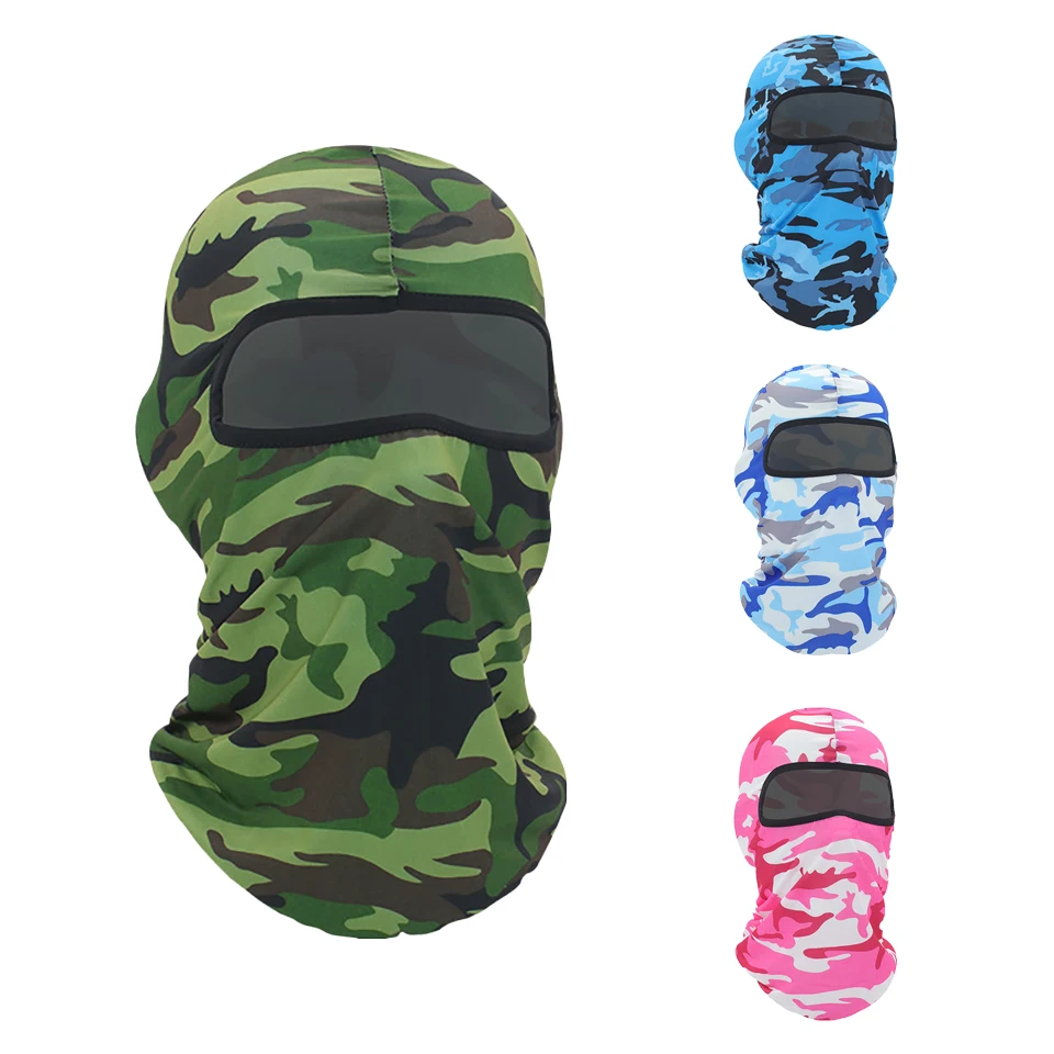 

GOBYGO Camouflage Cycling Headwear Skin-friendly Non-pilling Comfortable Quick-Dry Breathable Balaclava Bandana Fishing Headgear