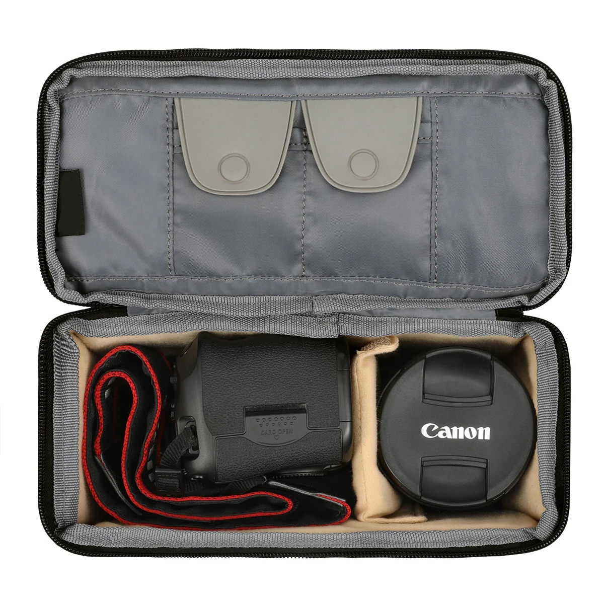 Водонепроницаемая Сумка для DSLR камеры чехол из искусственной кожи вставки