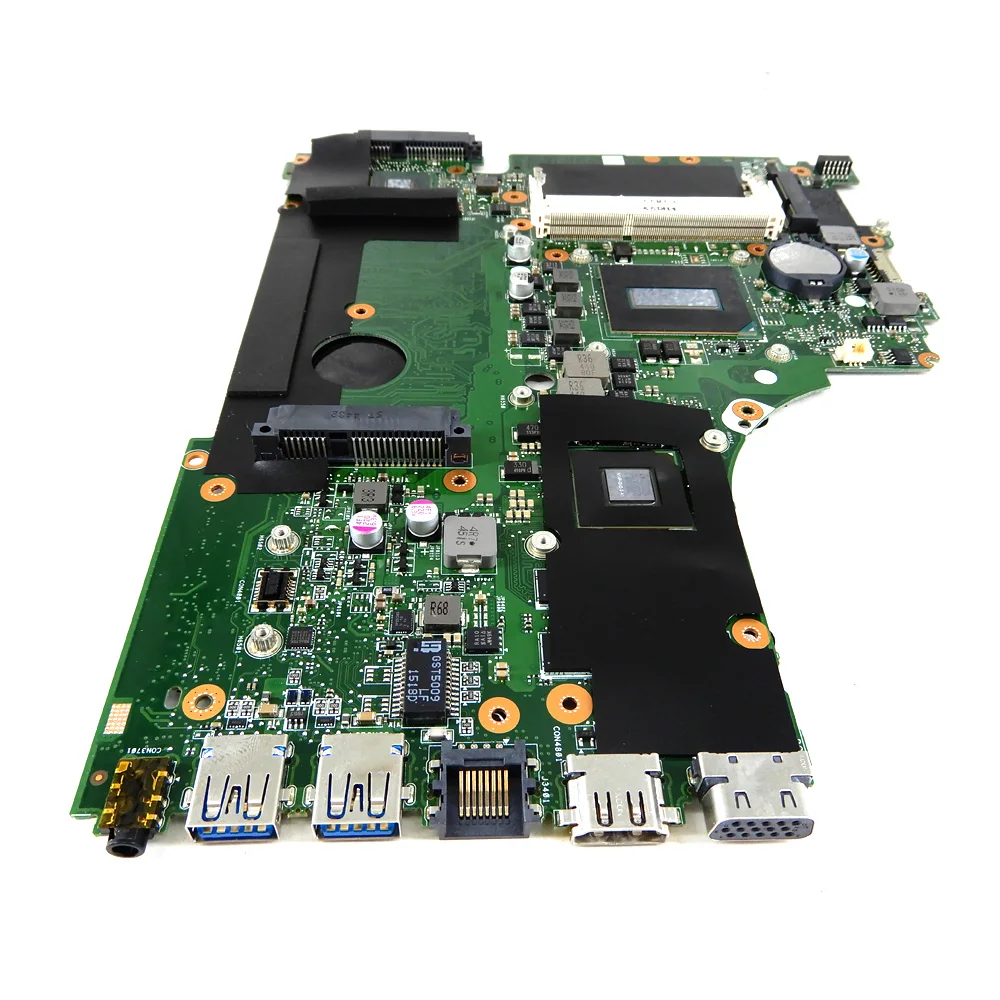 

X750JB LVDS i7-4200HQ CPU Mainboard REV 2.0 For Asus X750J X750JN X750JB Laptop motherboard 90NB0660-R00020 100% tested