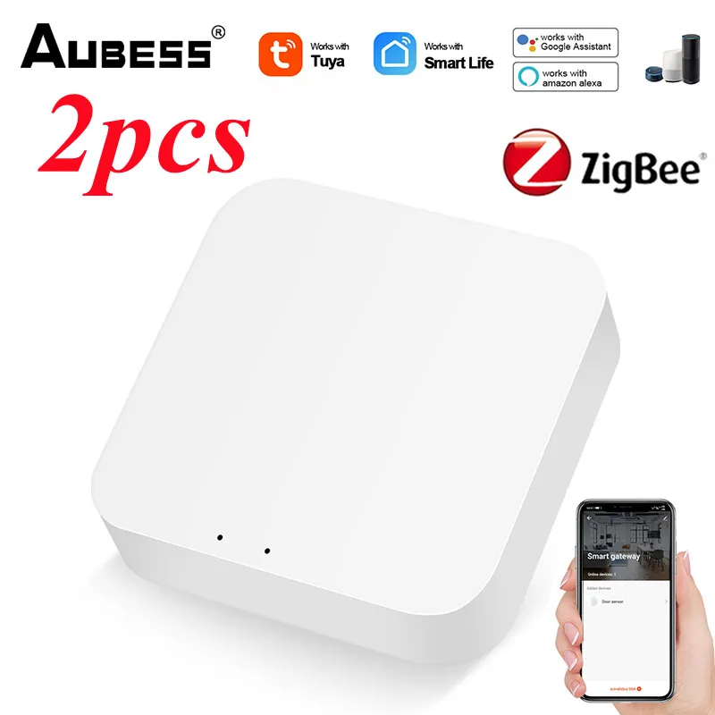 

Шлюз Zigbee Bridge, хаб с дистанционным управлением для умного дома, работает с Alexa, 2 шт./лот