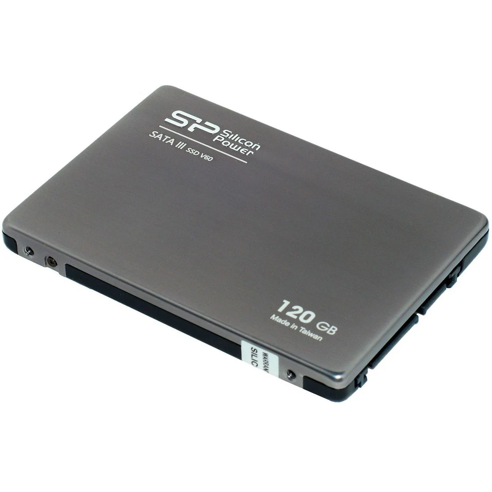 Твердотельный накопитель Silicon Power V60 SP120GBSS3V60S25 SSD 2.5&quot 120GB SATA-III чтение: 520 Мб/сек