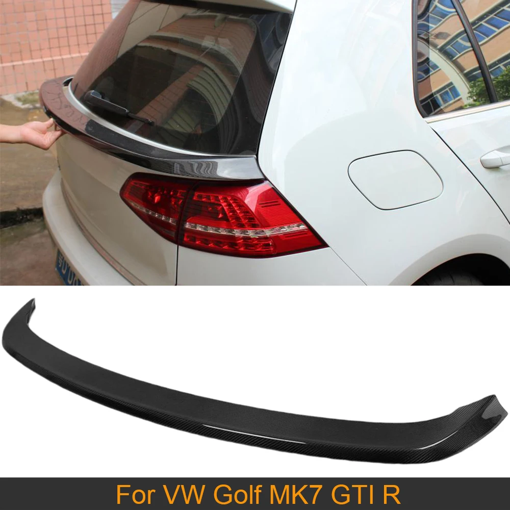 Спойлер Средний для заднего багажника из углеродного волокна Volkswagen VW Golf 7 VII MK7 GTI R