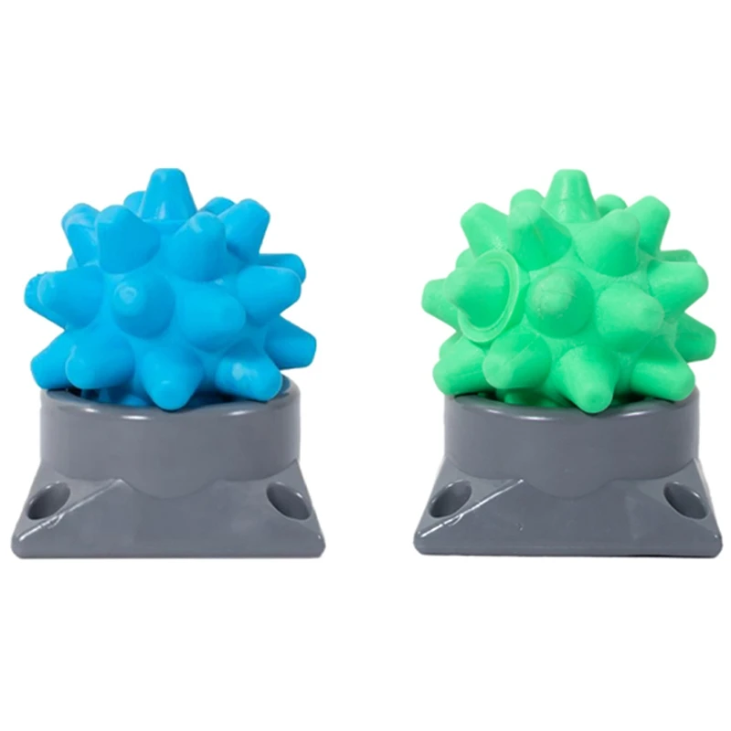 

2X Body Massage Ball With Base Muscle Relaxation Yoga Massager Foot Leg Health Care Massage Fascia Ball G & B