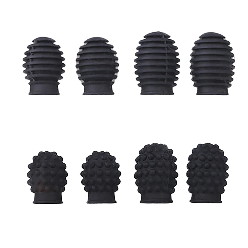 

4Pcs Drum Mute Drum Dampener Silicone Drumstick Silent Practice Tips Percussion Mute Replacement Accessory