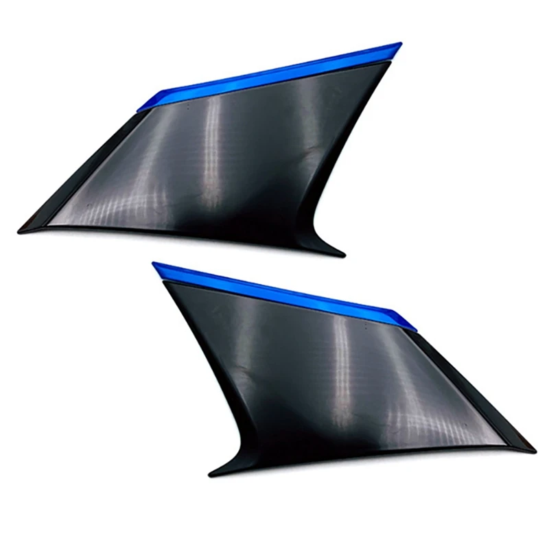

2 Pcs Car Accessories C Pillar Rear Side Window Quarter Panel Cover Trim & 1 Set Front Rear Fog Light Lamp Cover