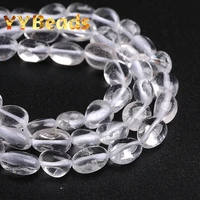 6x8mm natural irregular white crystal quartz beads loose charm beads for jewelry making diy bracelets for women accessories