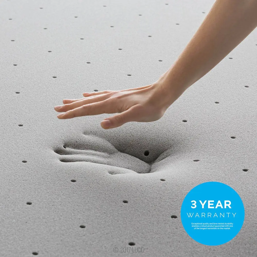 

3/4 Inch thick breathable mattress topper charcoal bamboo mattress topper