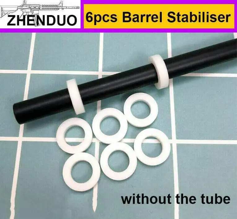 

ZHENDUO 6Pcs Inner Barrel Tube Stabiliser Ring for JinMing Gen8/9 M4A1 Toy gun Accessories Free Shipping