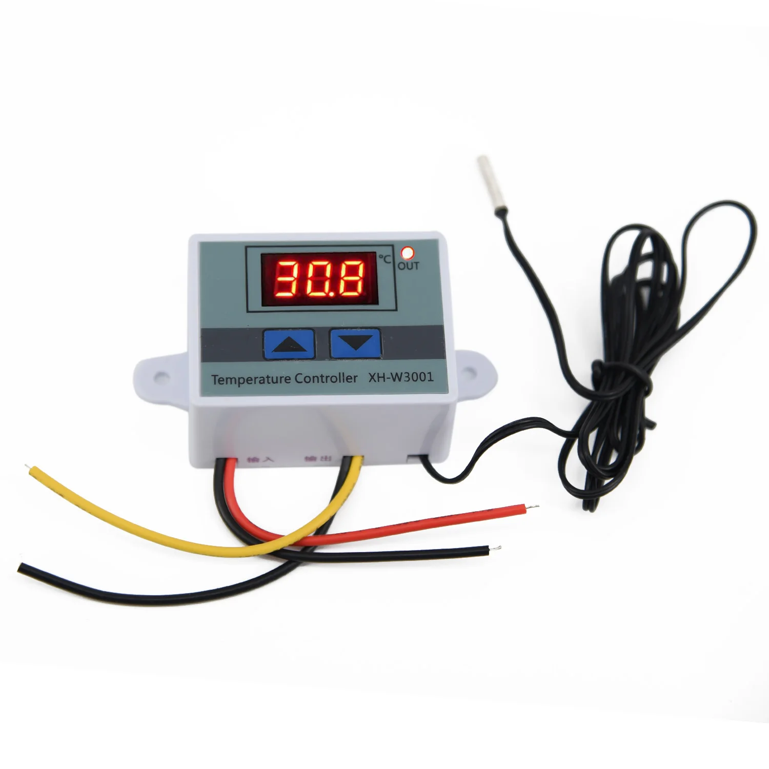 Digital 12V светодиодный Температура Управление Термостата двигателя переключатель