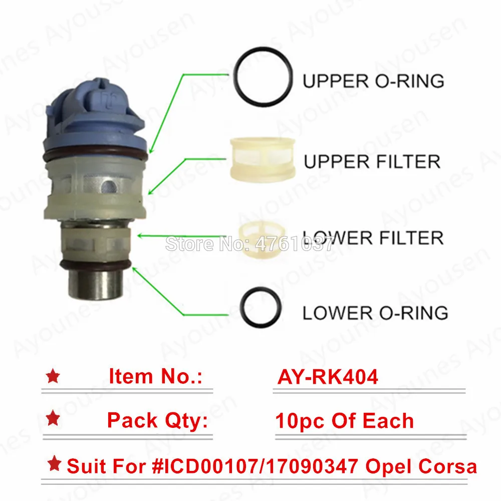Бесплатная доставка 10 комплектов топливный инжектор Ремонтный комплект для Chevy
