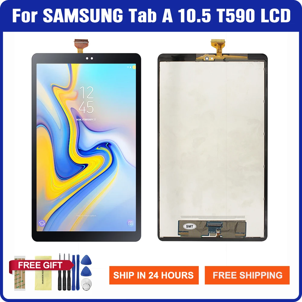 

10,5 ''ЖК-экран для Samsung Galaxy Tab A2 SM-T595 LCD дисплей с сенсорной панелью в сборе для Samsung T595 T590