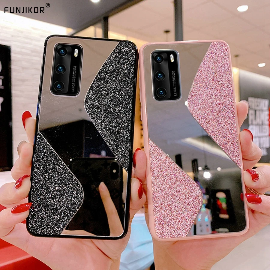 Прозрачный зеркальный Мягкий силиконовый чехол для Samsung Galaxy A32 A42 A52 A72 5G A12 A02S A02 A22