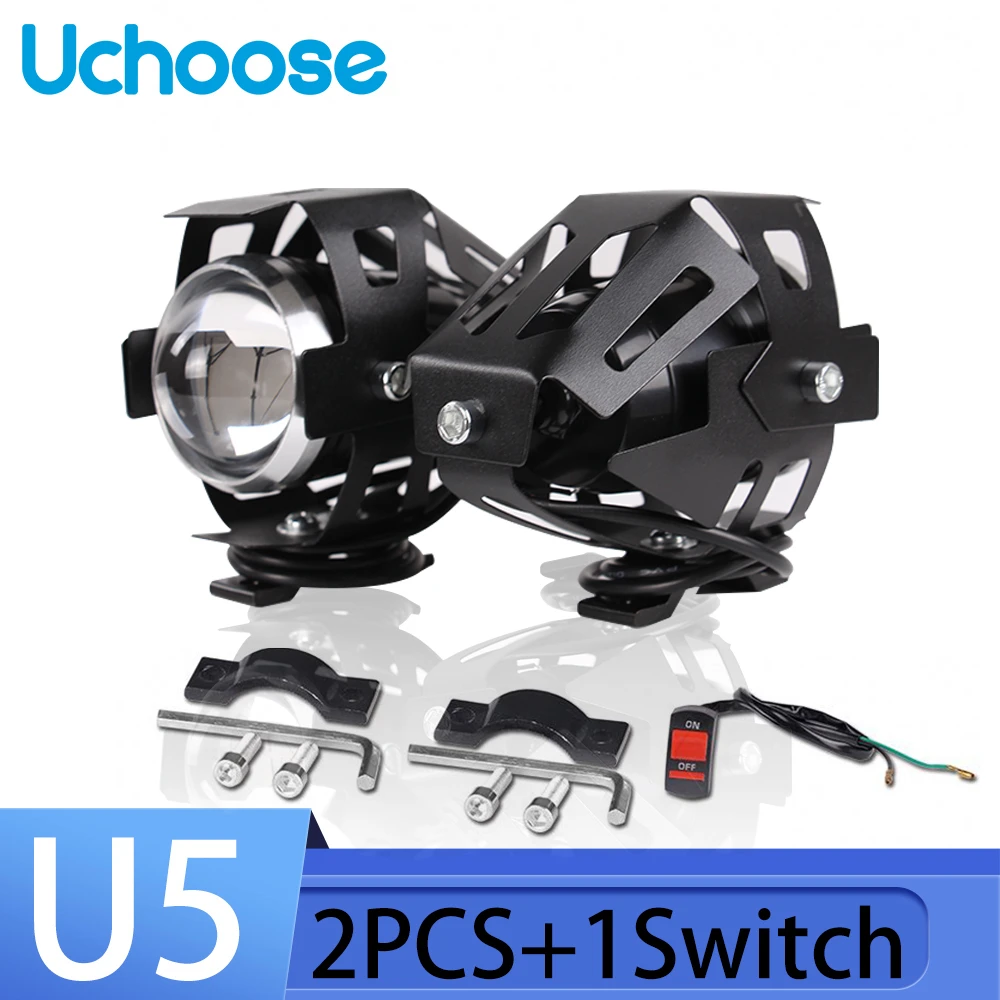 Мотоциклетная Передняя светильник U5 отражатели 2 шт мощностью 12V 125W мотоцикл