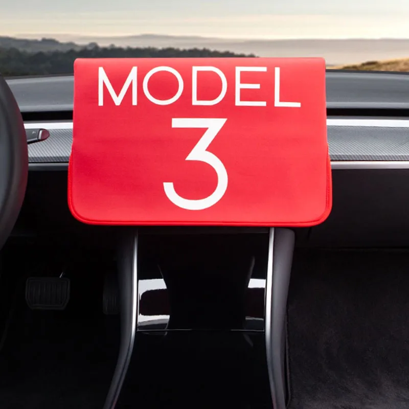 Защитная крышка для сенсорного экрана Tesla Model 3 защита от пыли | Автомобили и