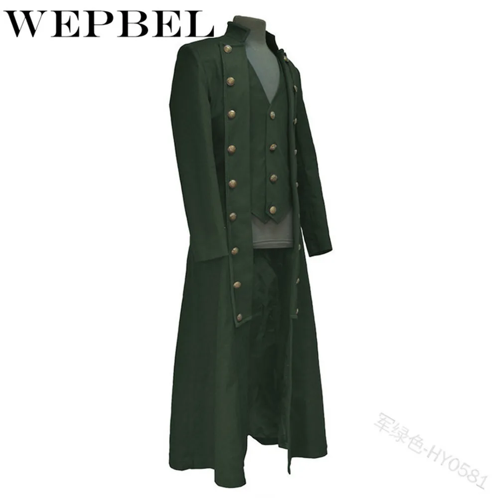 Мужской смокинг WEPBEL для вечевечерние одежда взрослых в стиле панк пальто