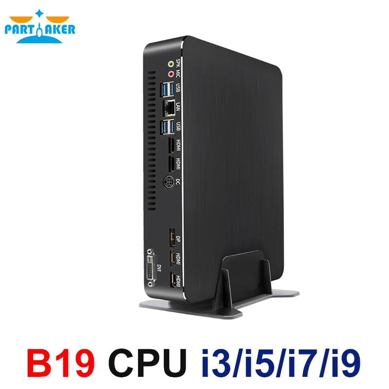 Gaming Computer MINI PC Core i9 9900T i7 9700F i5 9400F GTX1650 4GB 2*DDR4 Windows Mini PC M.2 NVMe HDMI2.0 Graphics 630 AC