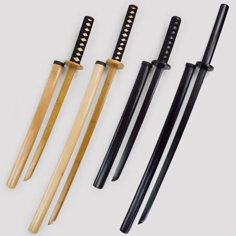 Laido Katana japanese Sword Weapon bamboo Cosplay Sword Ninja Samurai Aikido Nihontou wooden Prop Teen Toy