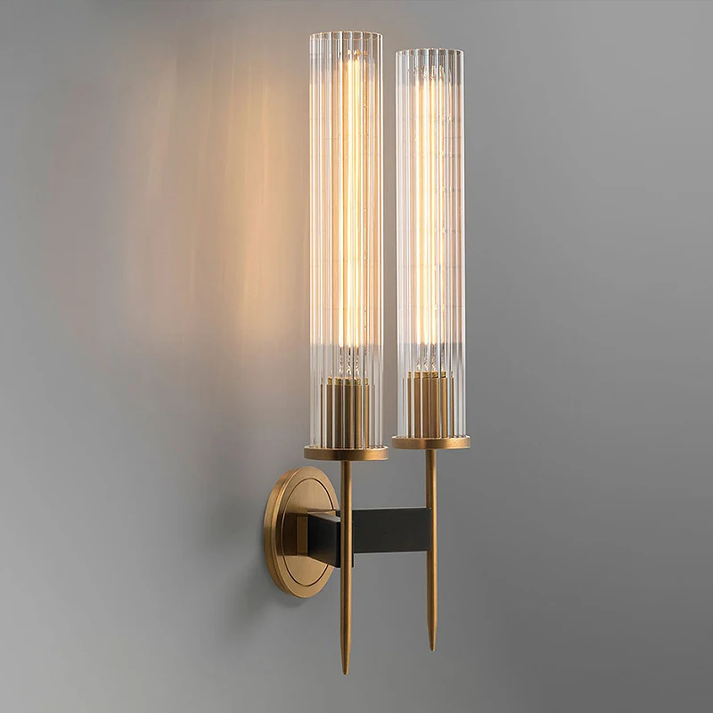 Медный настенный светильник постмодерн роскошный гостиной Кабинета спальни