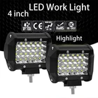 Светодиодный комбинированный рабочий светильник, 2 шт., 4 дюйма, Точечный светильник для внедорожных вождения, противотуманная фара для грузовика, лодки, 12 В, 24 В, светодиодный светильник для квадроцикла