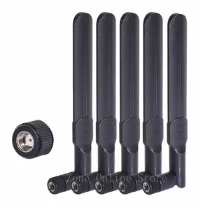 5pcs/lot 2.4GHz 5GHz 5.8GHz 8dBi Male Antenna for WiFi Router Wireless Network Card USB Adapter Security IP Camera Video Monitor