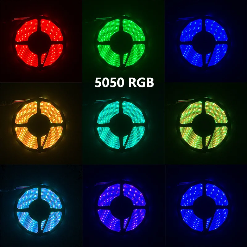 Светодиодная ленсветильник RGB 2835 5050 с Bluetooth управлением 5 в пост.