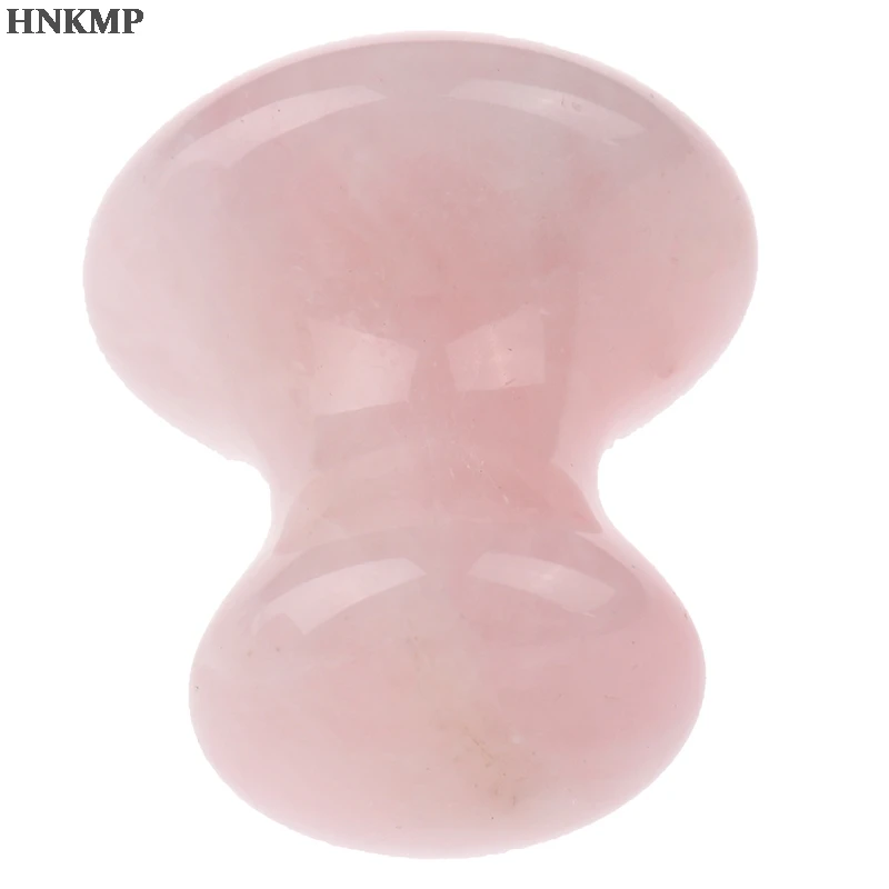 1 шт. натуральный розовый кварц гриб для лица спина ног Акупунктура Массаж