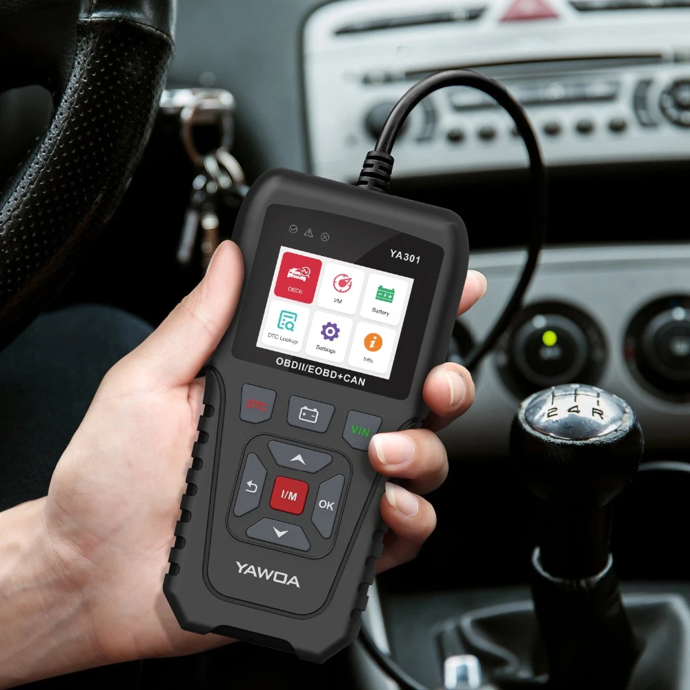 YA301 OBD2 сканер данных в режиме реального времени OBD 2 испытания двигателя