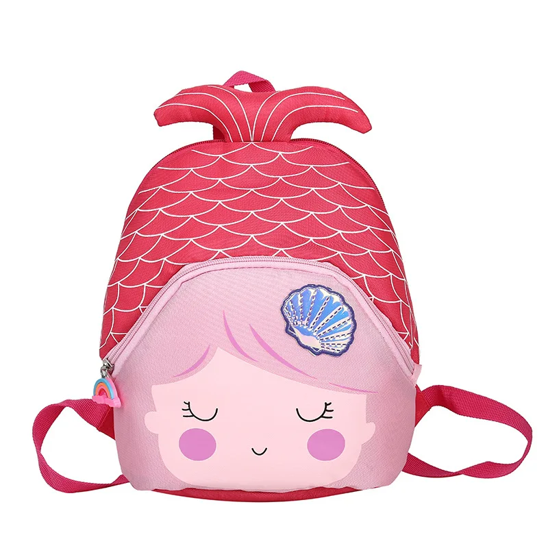 Модные 3D школьные сумки с русалочкой для девочек милый детский школьный рюкзак