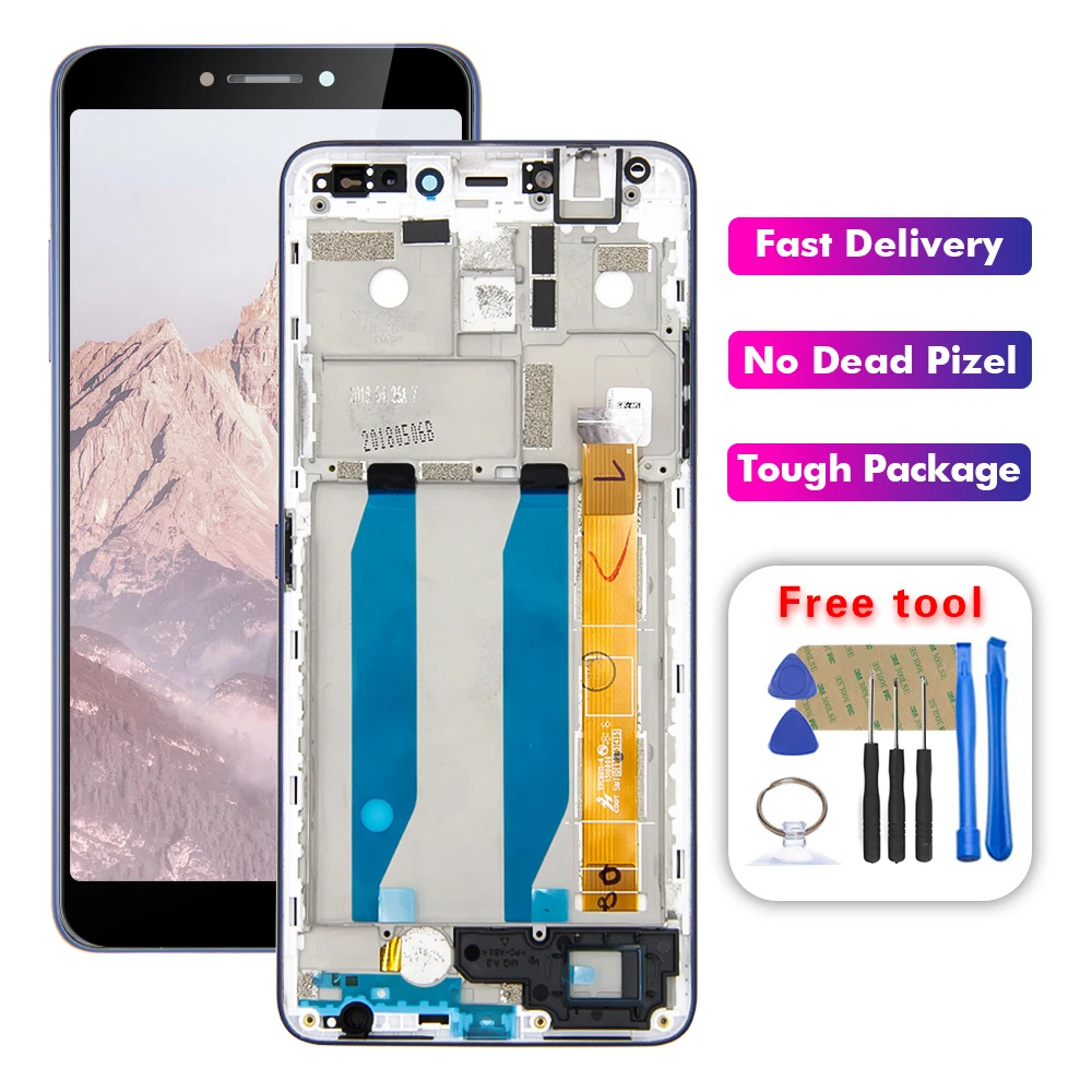 For Alcatel 3V OT5099 5099Y 5099U 5099D 5099 LCD Display Touch Screen Digitizer Assembly + Tool | Mobile Phone Screens