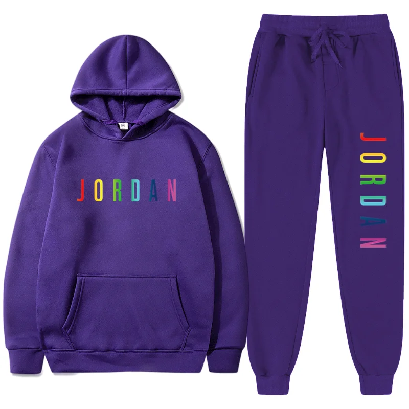

Winter Brand Tracksuits Men's sets Long Sleeve Pullover + Jogging Trousers 2pcs Sets Fitness Running Suits sportswer Male