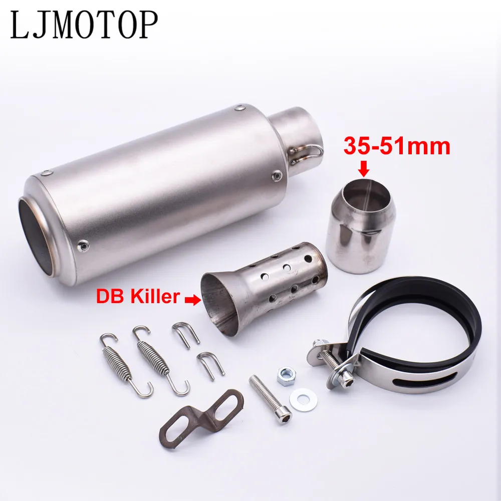 Мотоцикл SC выхлопной escape Модифицированная выхлопная система дБ убийца для YAMAHA mt07