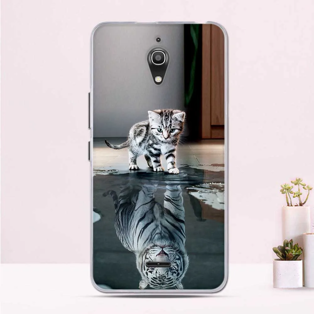 Чехол для Alcatel A2 XL 8050D чехол с 3D рисунком силиконовый мягкий из ТПУ A2XL телефона s |