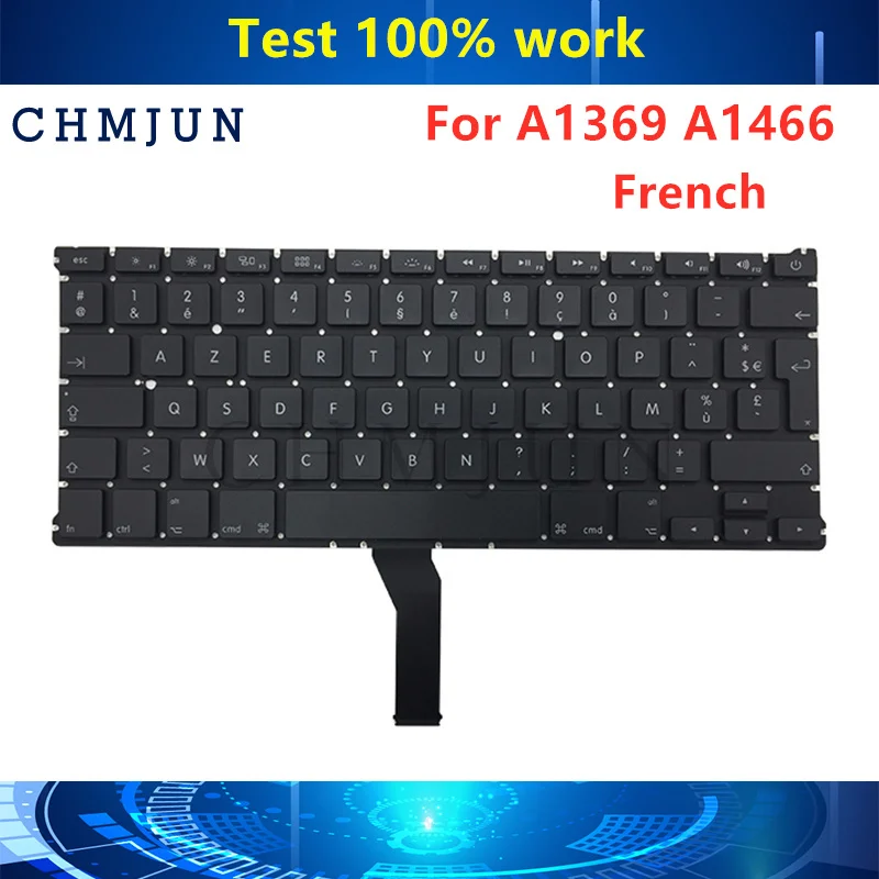 Brand New AZERTY FR French keyboard For MacBook Air 13.3&quot A1369 A1466 Keyboard 2011-2015 Years | Replacement Keyboards