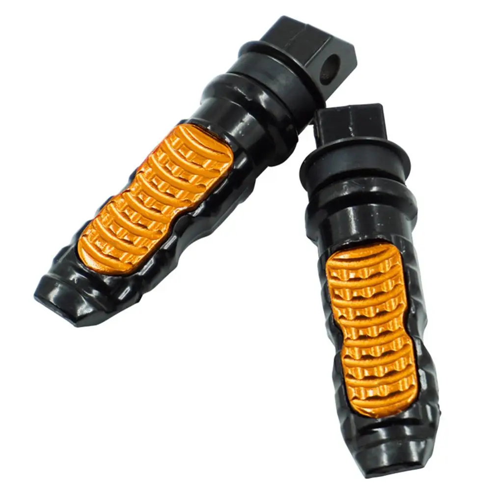 

2Pcs /set Universal Aluminum Motorcycle Rear Passenger Foot Pegs Pedals Footrest Scooter Foot-Peg Motorbike Pedal Modification