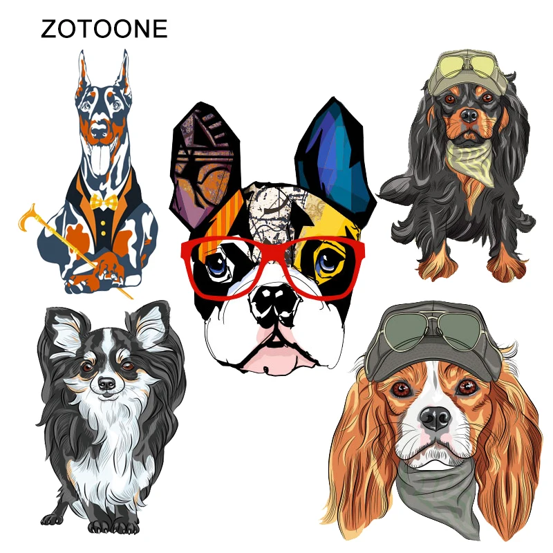 Термоклейкие нашивки ZOTOONE футболка сделай сам одежда с принтом собаки Виниловая