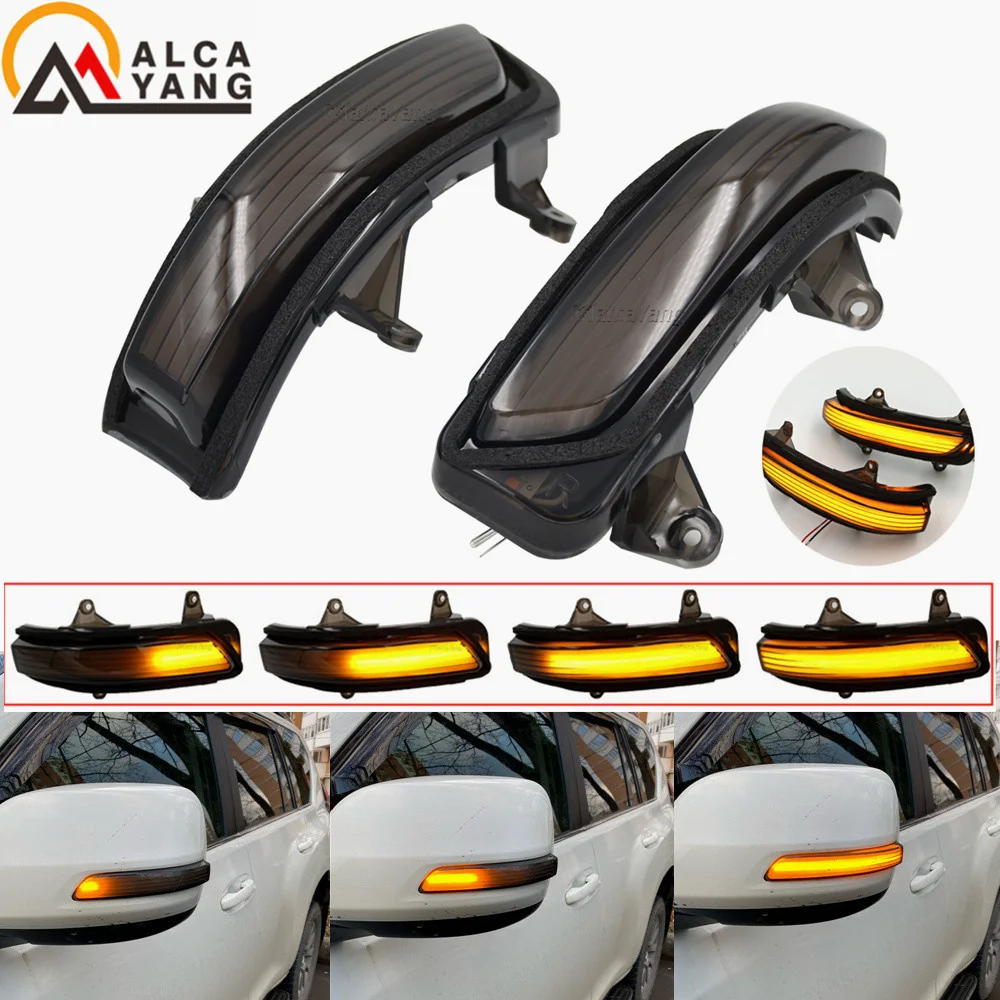 

For Toyota Land Cruiser FJ200 LC200 Prado FJ150 2010- 2020 Dynamic Blinker Indicator Mirror Turn Light Signal car styling