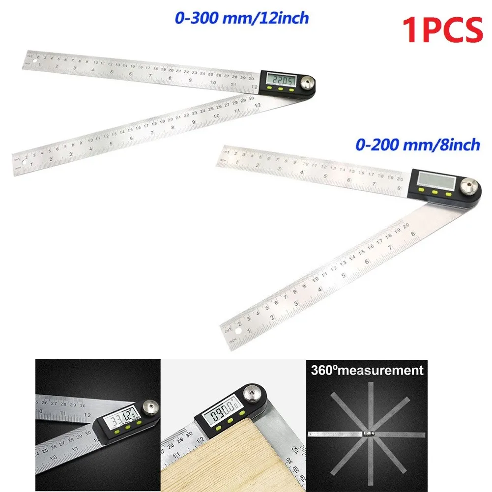 

200/300mm Stainless Steel Electronic Goniometer Digital Angle Finder Meter Angle Digital Scale Electronic Goniometer Protractor