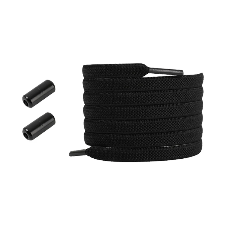 

New 2nd Elastic capsules Buckle Shoelaces No tie Shoelaces Flats Kids Adult Sneakers Shoelace Quick Lazy Laces 17 Color Strings