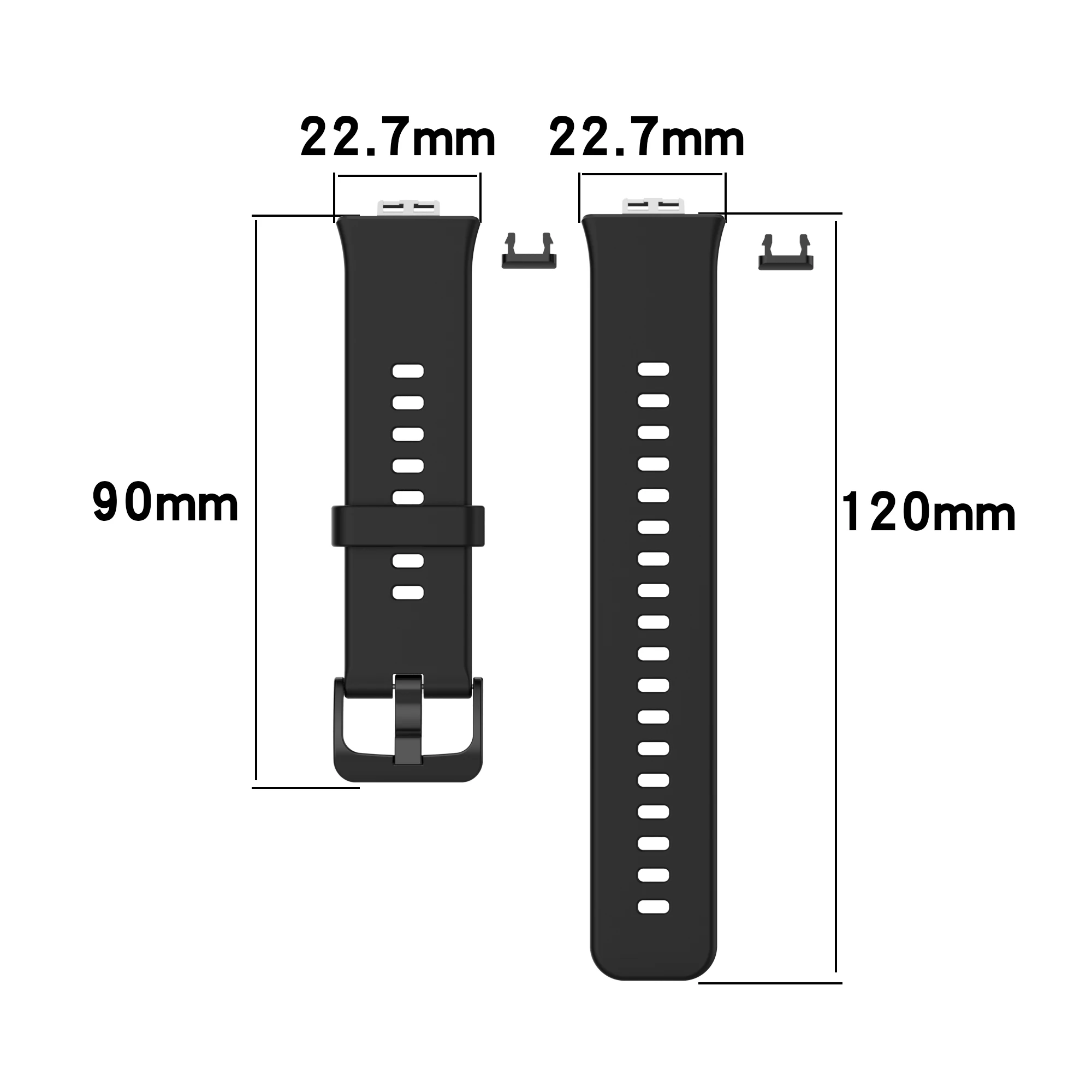 

Color buckle Silicone Band For Huawei Watch FIt Smart watch Accessories Replacement Wristband bracelet Huawei Watch fit Straps