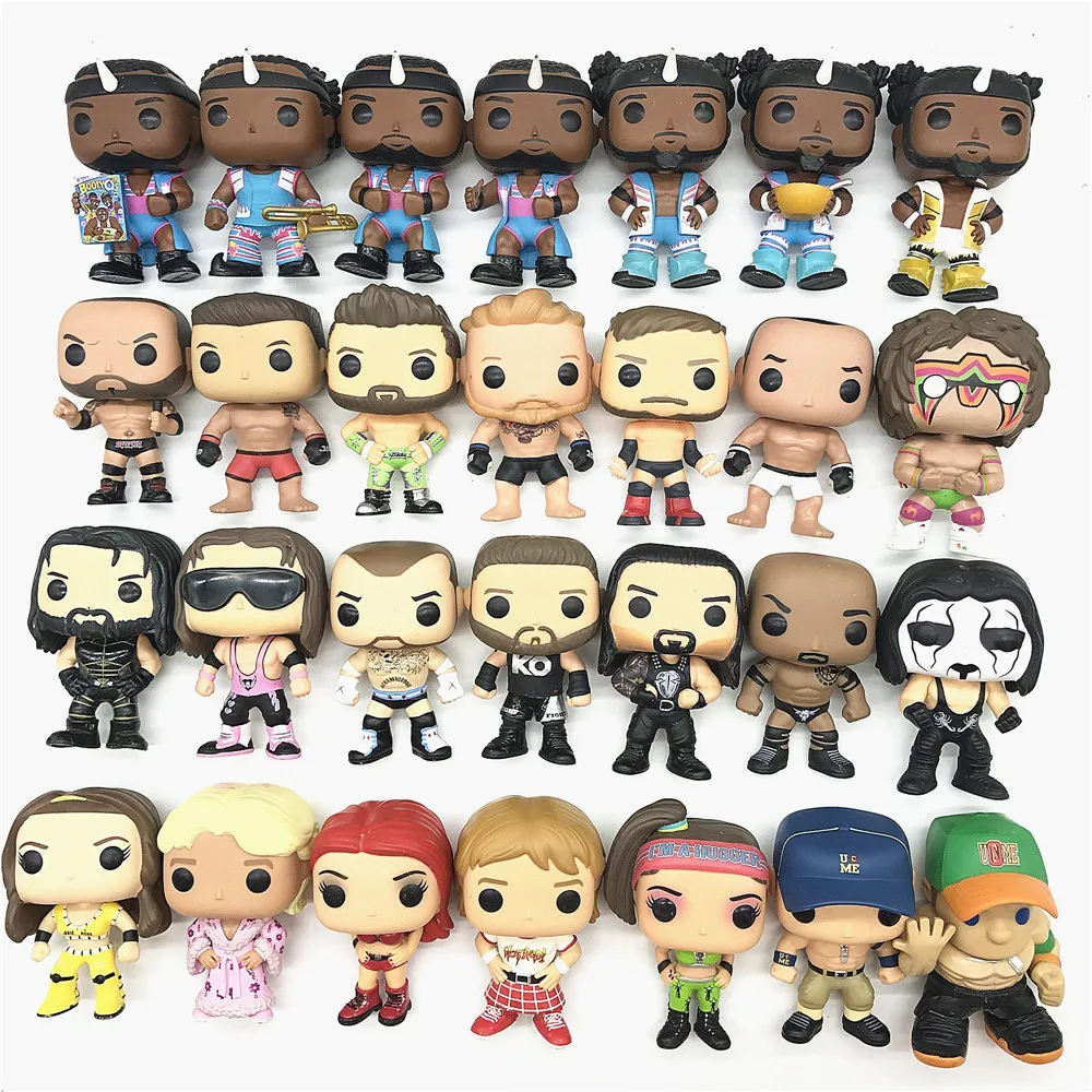 

Wrestling Action Figure Model Collectibles Toys Sports Fans Gifts 3" Retired Original Loose No Box