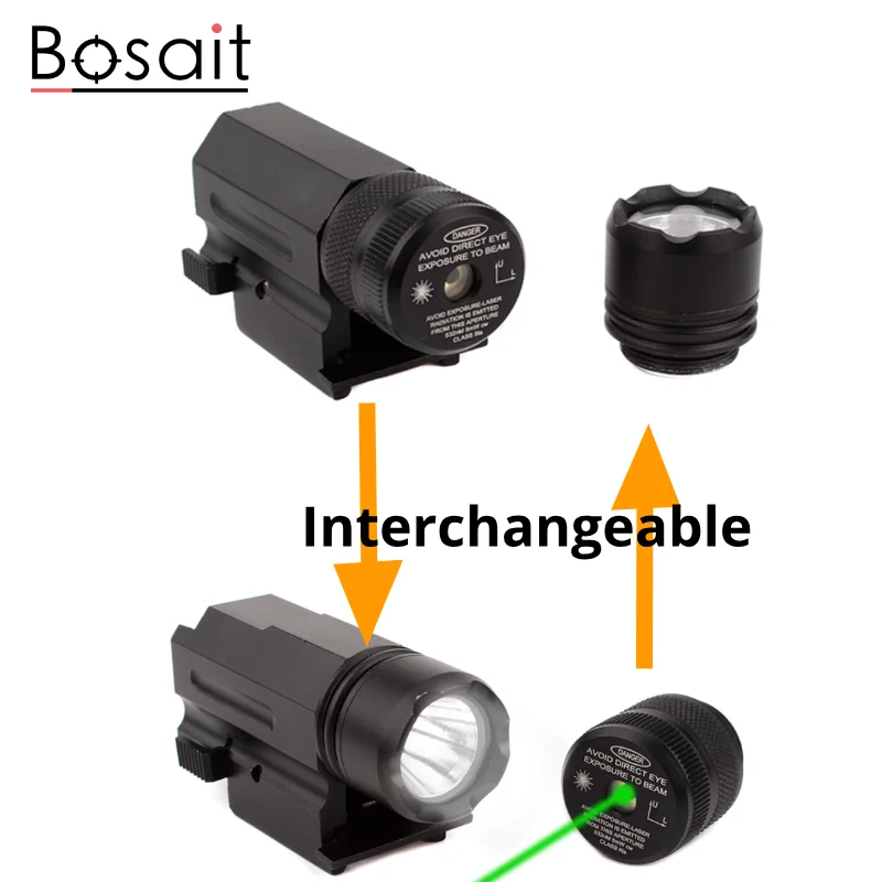 Glock зеленый красный лазерный прицел вспышка комбинированный сменный охотничий