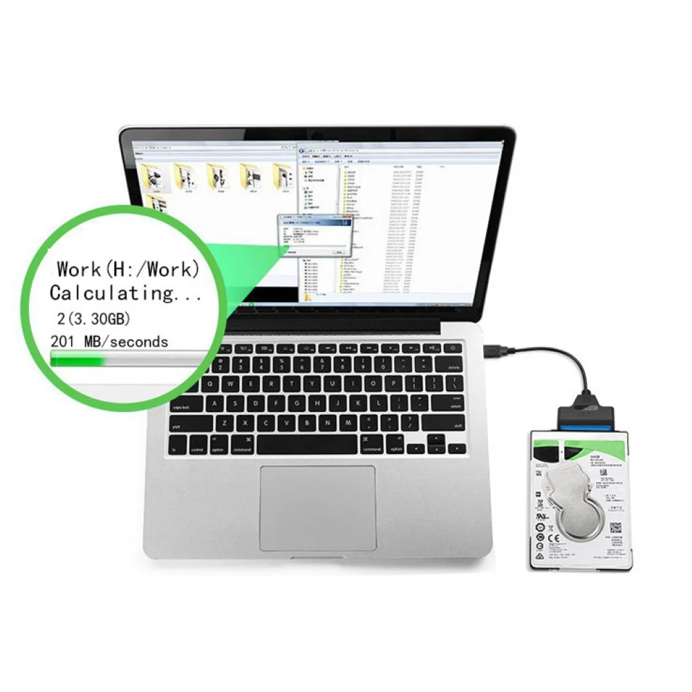Портативный USB 3 0 до 2 5 дюймов SATA жесткий диск SSD конвертер кабель для ПК ноутбука