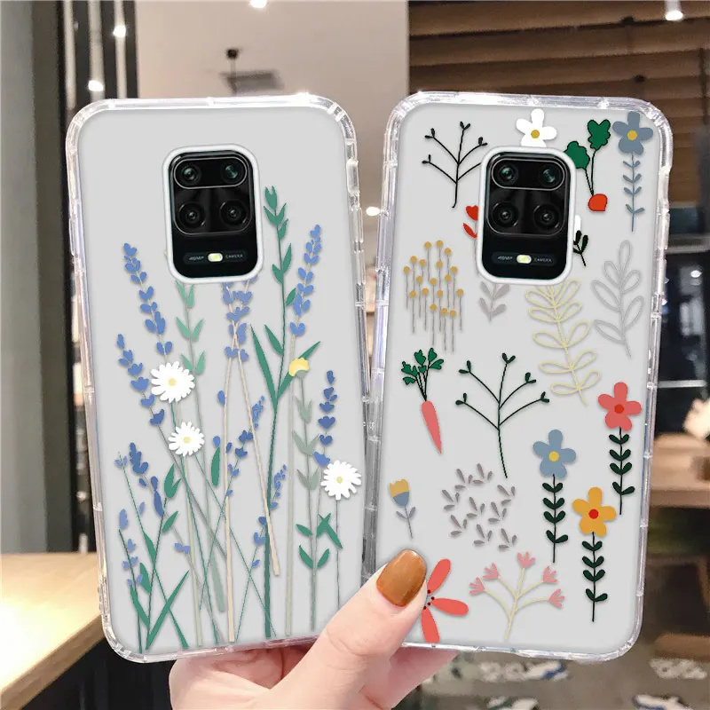 

Flower Airbag Case For Xiaomi Mi 10T 10 Ultra 11 Lite Fundas Cover For Redmi Note 8 10 9 Pro Max 8T 7S 9S 10S Soft TPU Shell