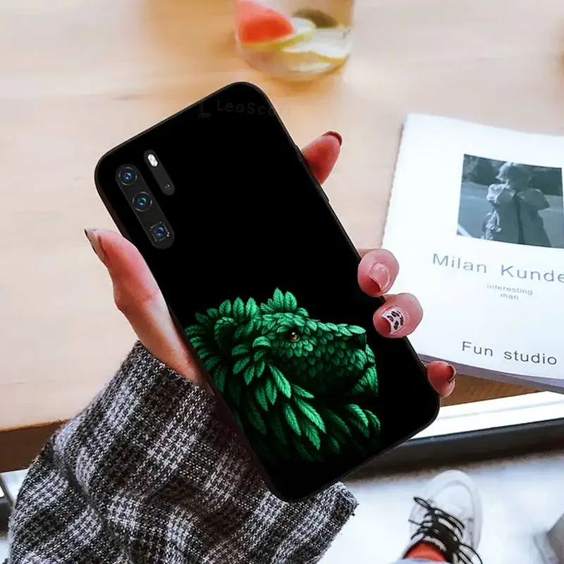 

Leaf animal lion owl tiger Phone Case For Huawei honor Mate P 9 10 20 30 40 Pro 10i 7 8 a x Lite nova 5t